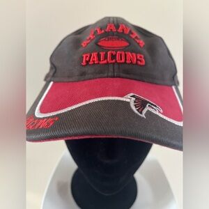 Black and Red Falcons Cap Vintage